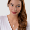 Sterling Silver Modern Round Shape Chai Pendant