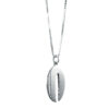 Sterling Silver Modern Round Shape Chai Pendant