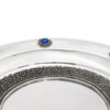 Magnificent Silver Elijah Cup with Filigree and Blue Lapis Stones