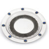 Magnificent Silver Elijah Cup with Filigree and Blue Lapis Stones