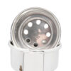 Contemporary Sleek Silver Kiddush Wine Fountain with Ten Cups