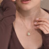 Large Ridged Star of David Necklace Crafted From 14k Gold