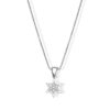 Tiny Double-Layer 14k Gold Magen David Necklace with Spinning Diamonds
