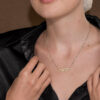 14K Gold Double Thickness Veahavta ”ואהבת” Hebrew Pendant
