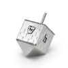 Large Texture Kotel Wall Dreidel Made From Sterling Silver