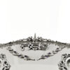 3 Tier Matzah Chamber Pure Silver Seder Plate with Exodus Story