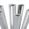 Cone Shape Sterling Silver 8 Arm Candelabra with Gold Plated Ring