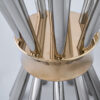 Special Contemporary Tall Sterling Silver Candelabra with 10 Arms