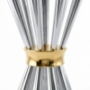 Special Contemporary Tall Sterling Silver Candelabra with 10 Arms
