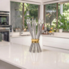 Special Contemporary Tall Sterling Silver Candelabra with 10 Arms