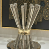 Special Contemporary Tall Sterling Silver Candelabra with 10 Arms