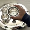 Large Yemenite Crown Filigree Silver Seder Plate on Ornate Feet