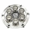 Large Yemenite Crown Filigree Silver Seder Plate on Ornate Feet