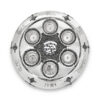 Large Yemenite Crown Filigree Silver Seder Plate on Ornate Feet