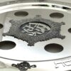 Large Yemenite Crown Filigree Silver Seder Plate on Ornate Feet