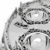 3 Tier Matzah Chamber Pure Silver Seder Plate with Exodus Story