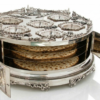 3 Tier Matzah Chamber Pure Silver Seder Plate with Exodus Story