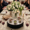 Extra Large Modern Silver Passover Seder Plate with Open Body