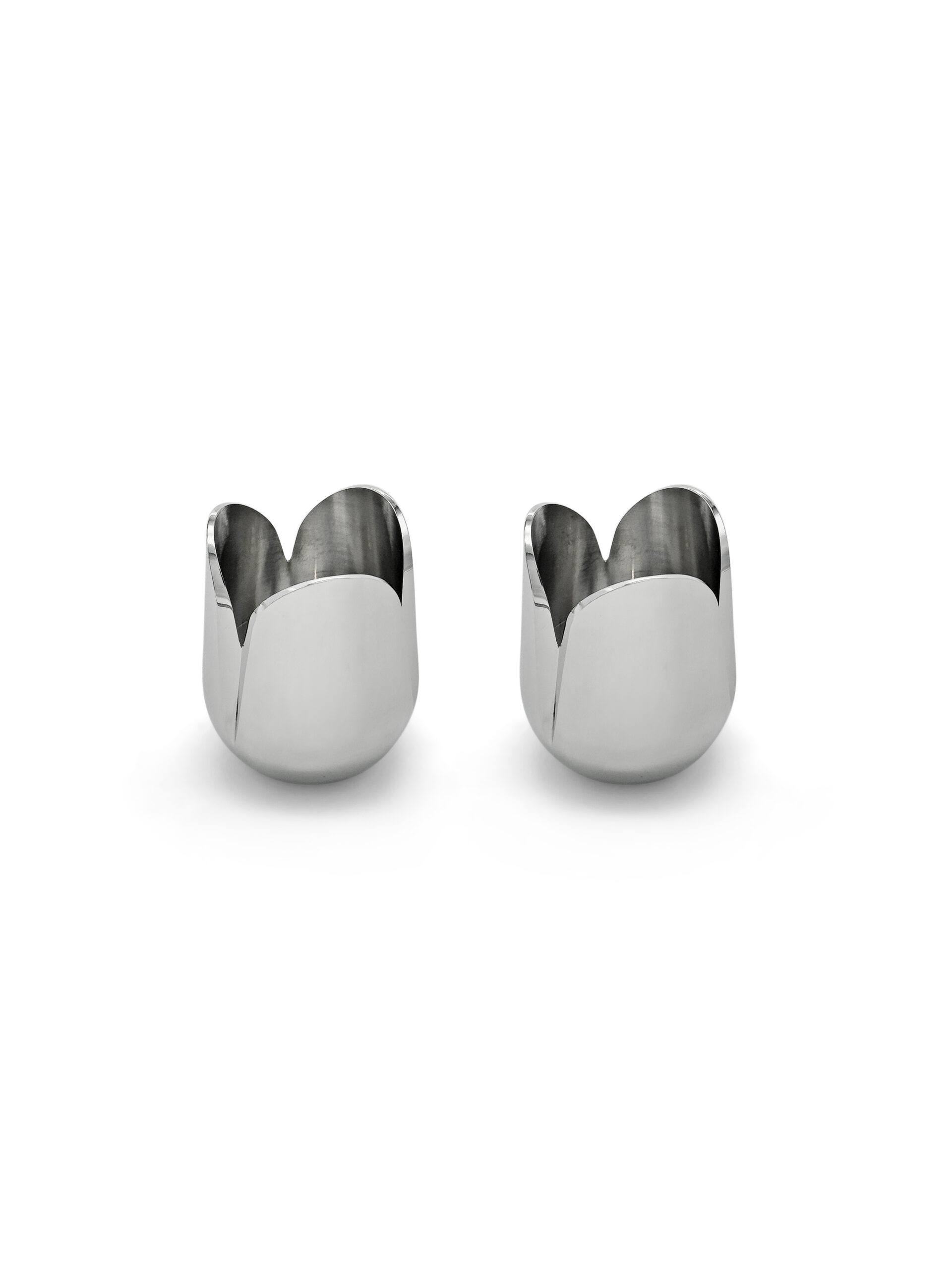 Shiny Flower Travel Shabbat Candlesticks – Maintenance Free