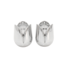 Shiny Flower Travel Shabbat Candlesticks – Maintenance Free