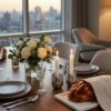 Shiny Flower Travel Shabbat Candlesticks – Maintenance Free