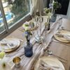 Shine Silver Tulip Candelabra From Aluminum That Non-Tarnish
