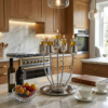 Shine Silver Tulip Candelabra From Aluminum That Non-Tarnish
