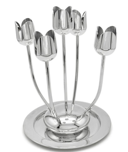 Anodized Aluminum Plate for Liquor Cups with Silver Look