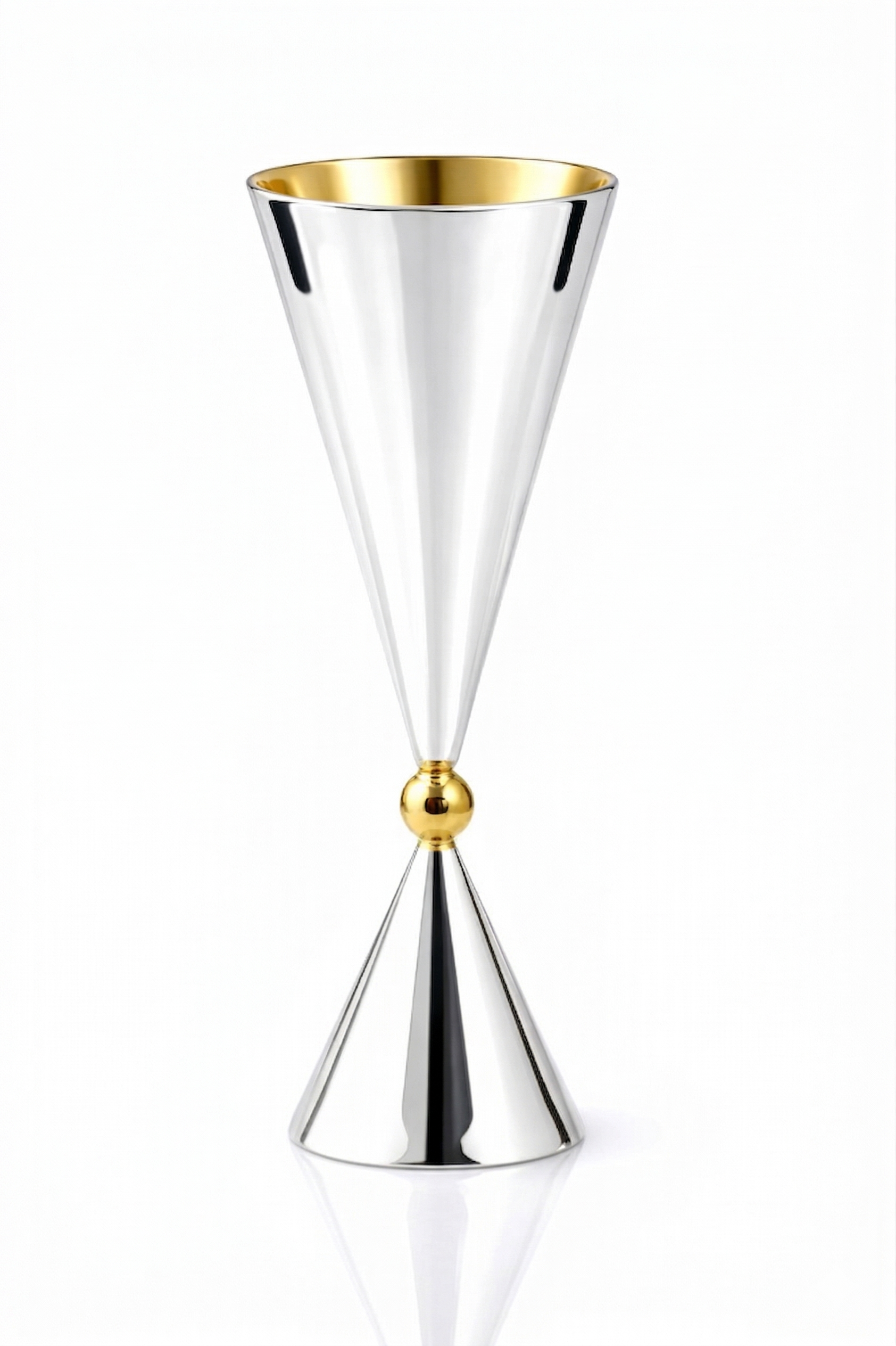 Contemporary Sterling Silver Floral Havdalah Set with Petals