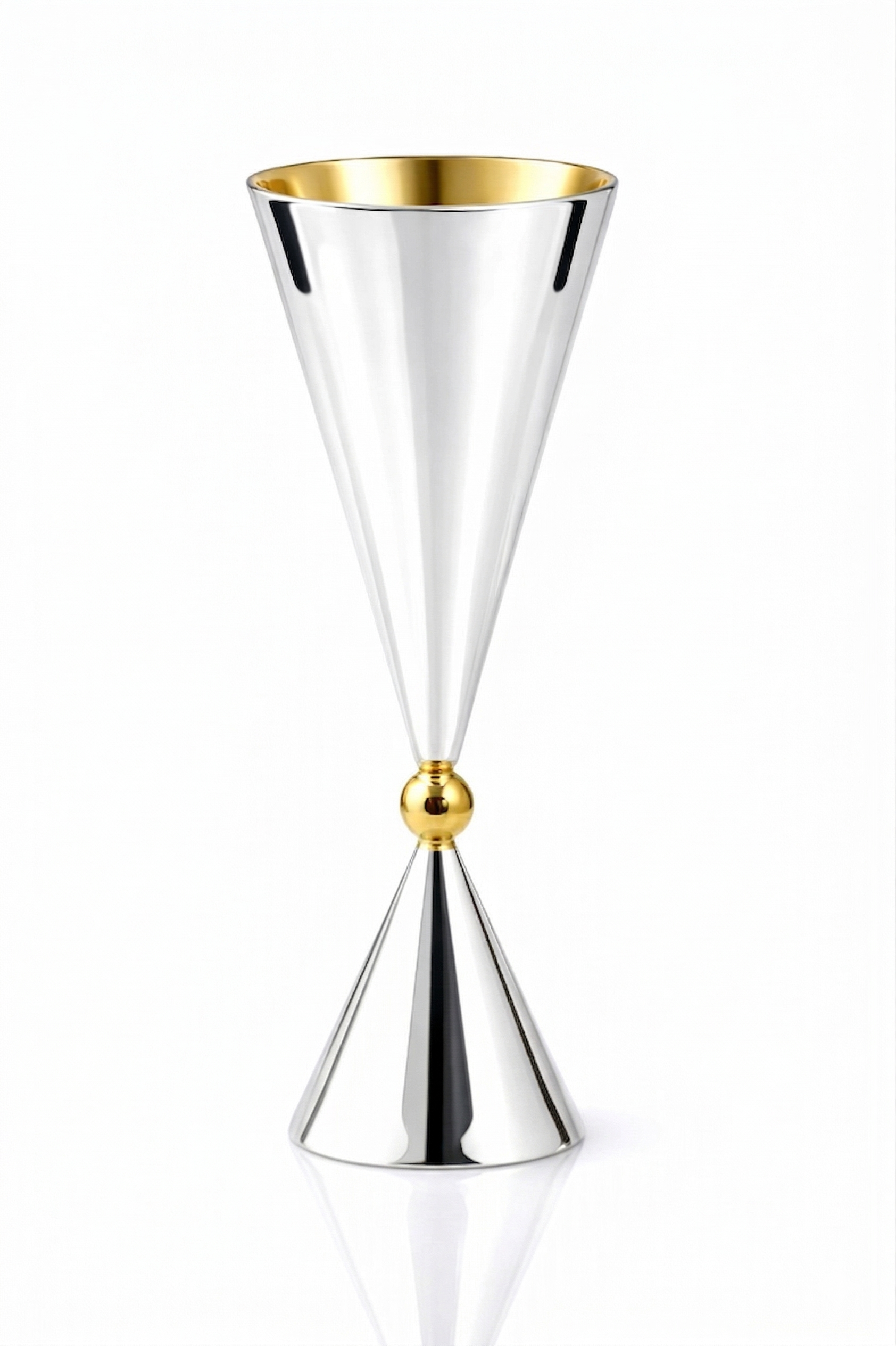 Contemporary Sterling Silver Floral Havdalah Set with Petals