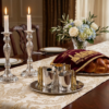 Modern Sterling Silver Conical Havdalah Set With Spheres