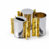 Slanted-Top Modern Sterling Silver Havdalah Set with Arch Handles
