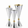 Contemporary Sterling Silver Floral Havdalah Set with Petals