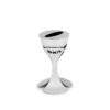 Contemporary Sterling Silver Floral Havdalah Set with Petals
