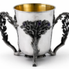 Sterling Silver Amethyst Stones Washing Cup with Branch Handles (Copy)