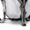 Sterling Silver Netilat Yadayim Semicircular Gold Blessing Handles