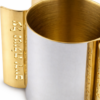 Sterling Silver Netilat Yadayim Semicircular Gold Blessing Handles