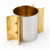 Sterling Silver Netilat Yadayim Semicircular Gold Blessing Handles