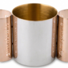 Sterling Silver Netilat Yadayim Semicircular Gold Blessing Handles