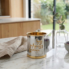 Contemporary Two-Tone Sterling Silver Washing Cup Parallel Handles