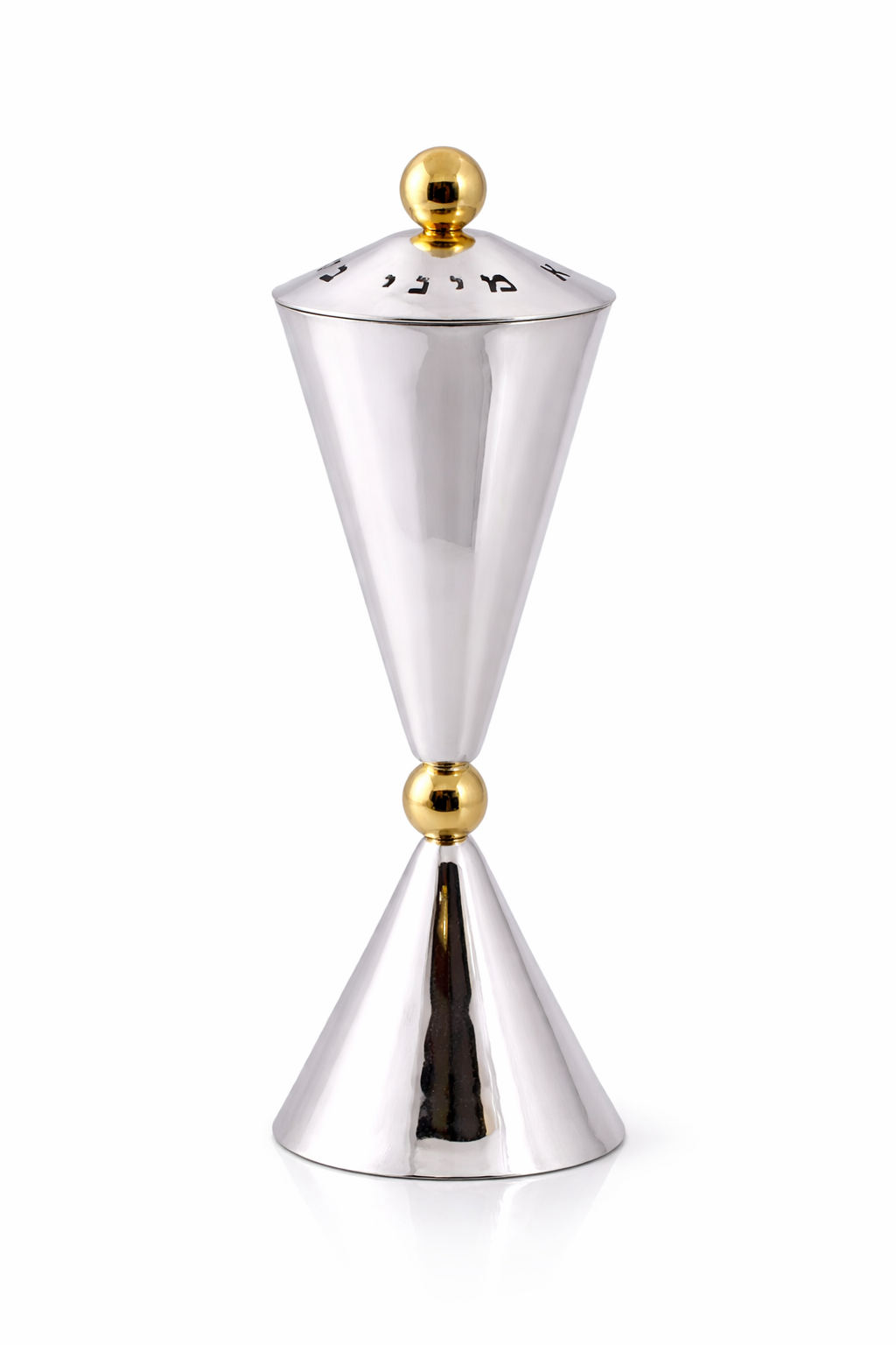 Contemporary Sterling Silver Floral Havdalah Set with Petals