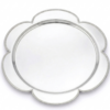 Unique Handcrafted Six Petal Sterling Silver Multi Purpose Tray