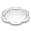 Unique Handcrafted Six Petal Sterling Silver Multi Purpose Tray
