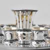 Sterling Silver Filigree Kiddush Cup Set with Eight Cups and Tray