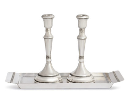 Handmade Silver Candlestick Tray